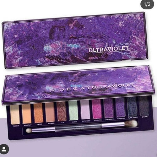 Ultraviolet Purple 12 color eye shadow palette Luminous eye shadow